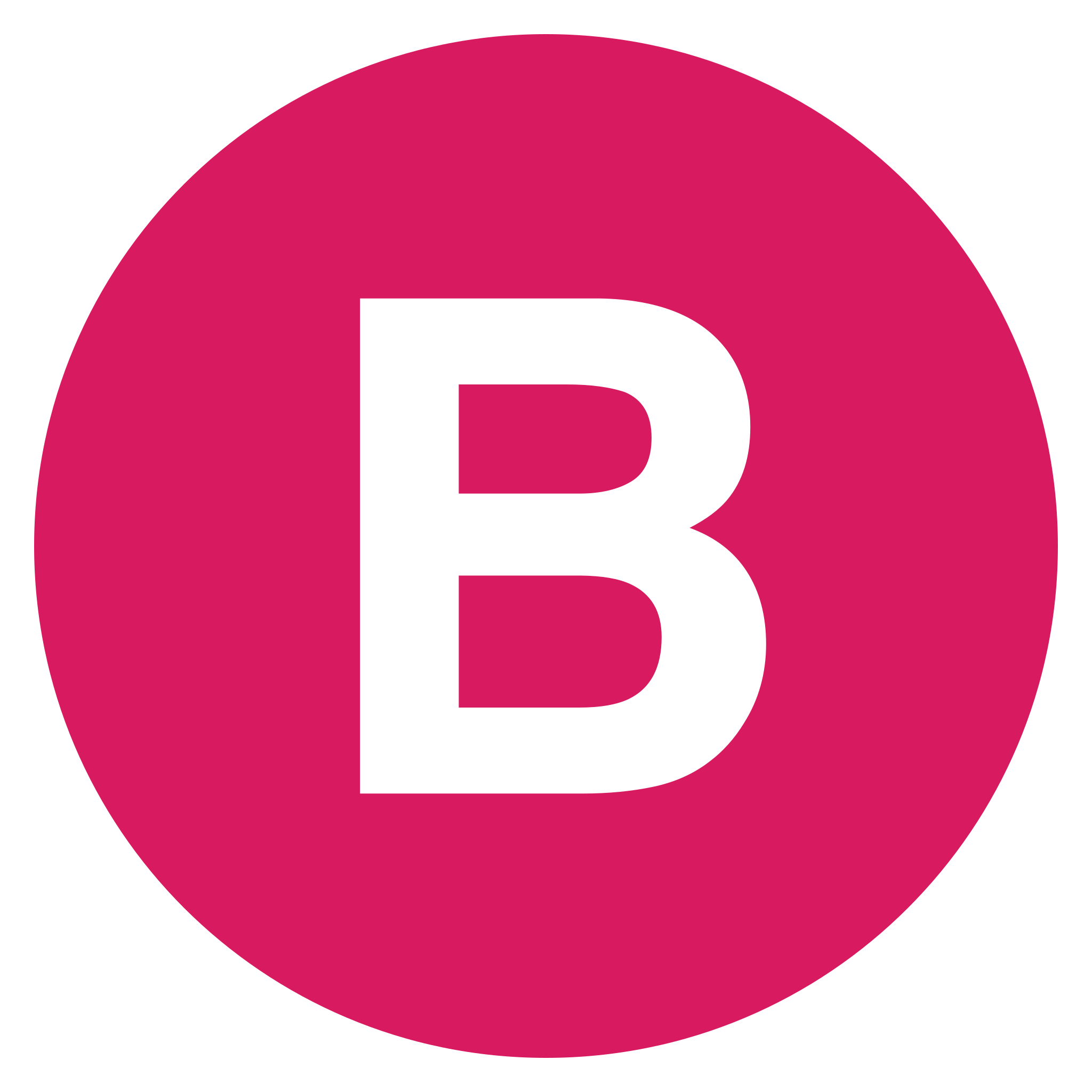 B logo